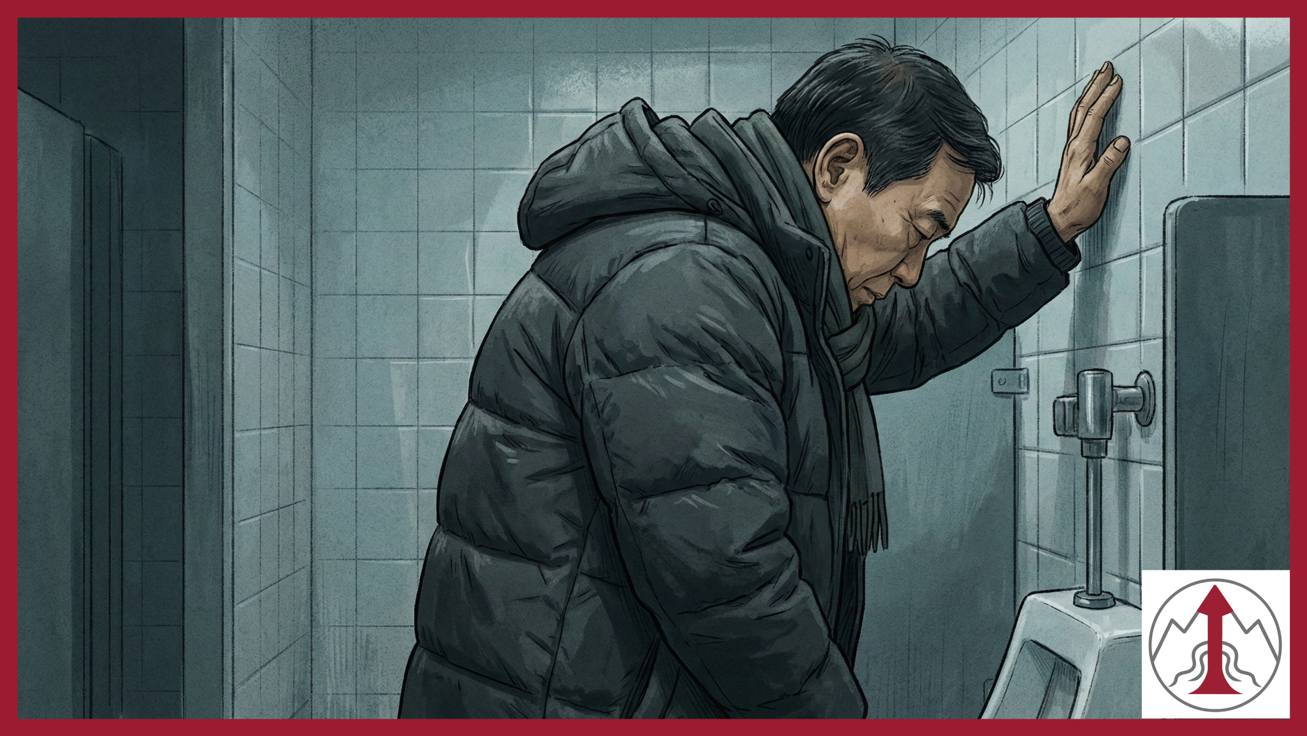 站在小便斗前超過 30 秒還尿不出來？是因為天冷『縮陽』還是攝護腺肥大影響排尿？