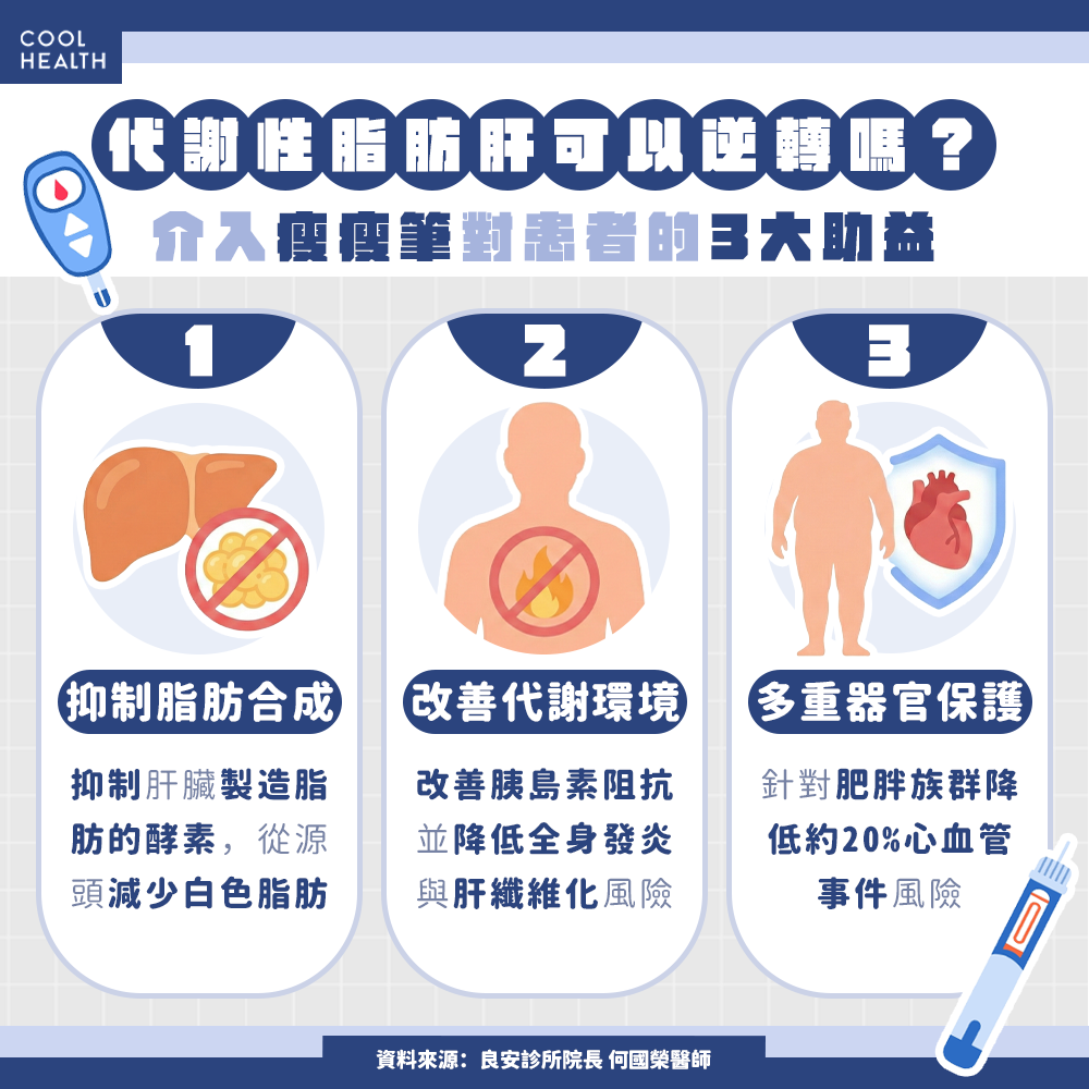 代謝性脂肪肝可以逆轉嗎？ 醫提醒：掌握三大關鍵數據