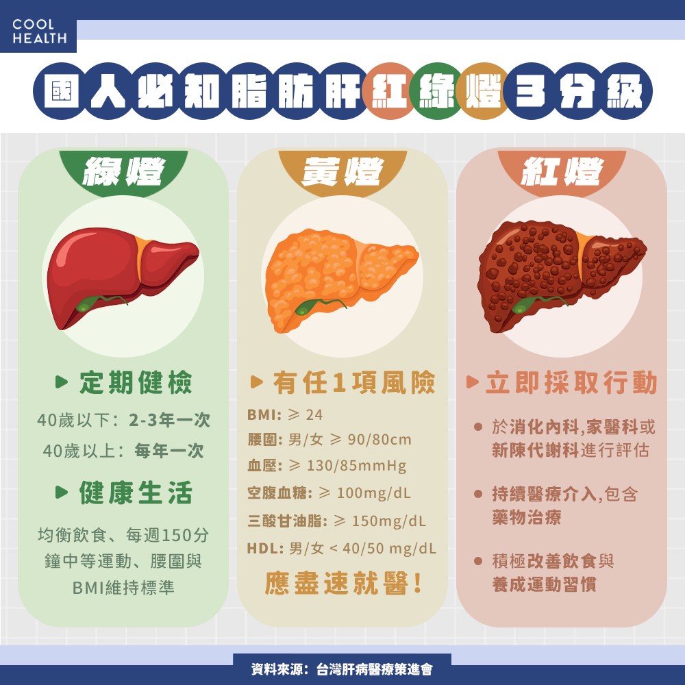 40歲以上建議定期健檢！ 專家揭「爆肝紅綠燈」判斷標準