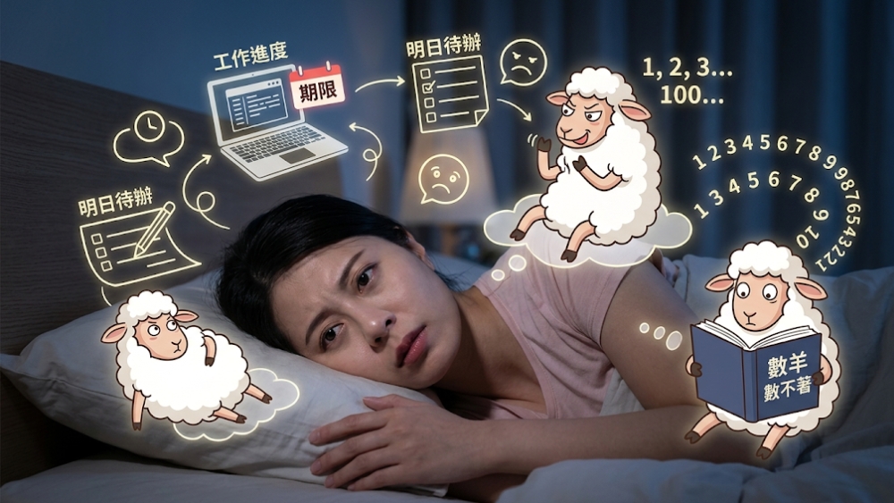 睡不著怎麼辦？解析5大營養素與放鬆機制：協助調整夜間狀態