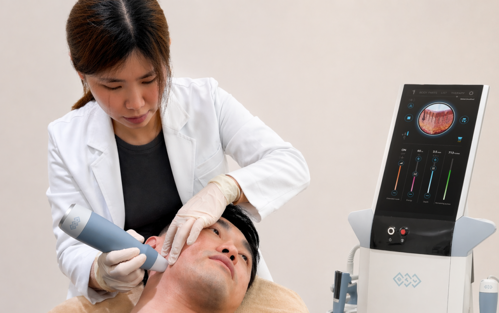 圖說：EXION E 電波的舒適度改良，貼近現代人追求低修復期的趨勢。