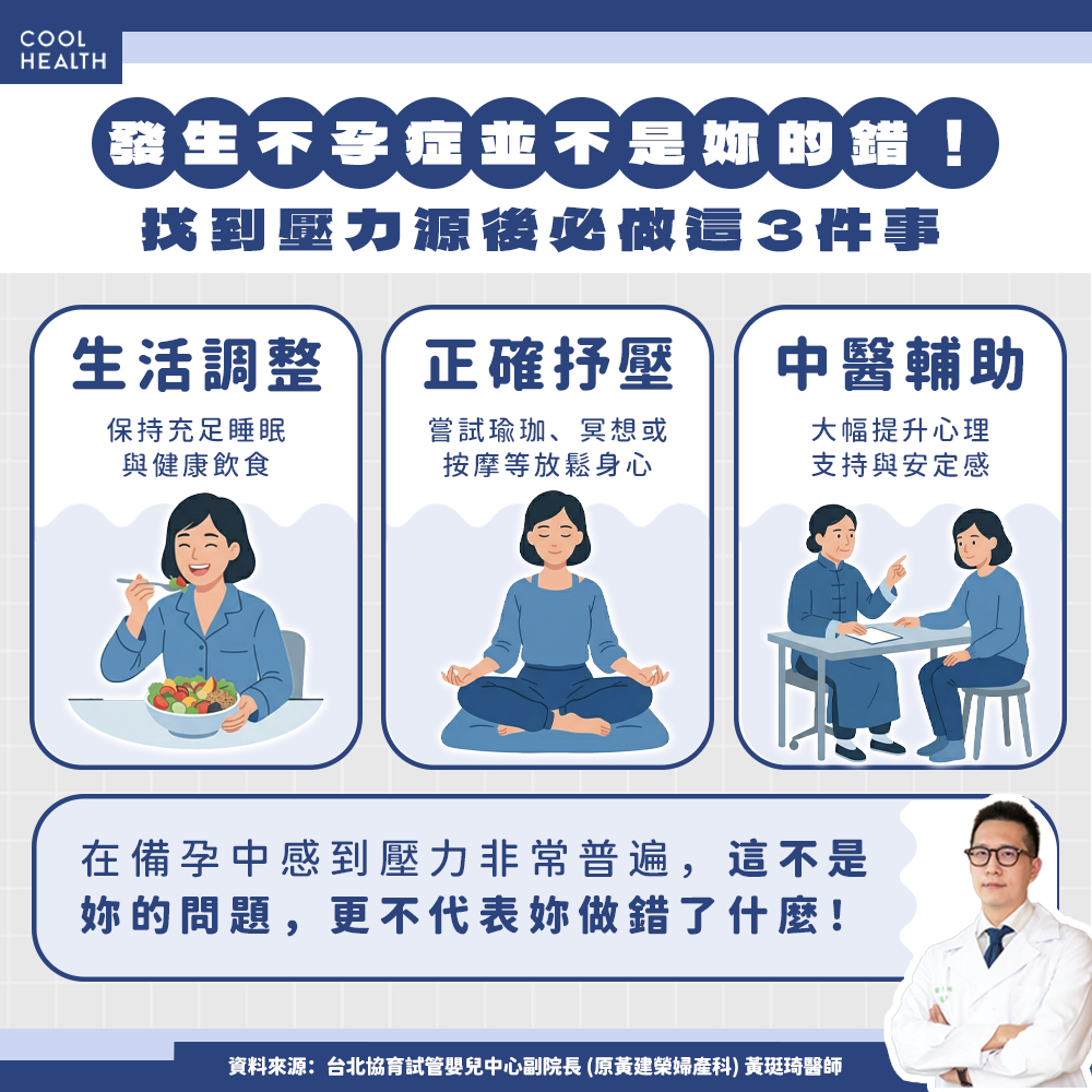 不孕症不是妳的錯！ 醫：提供「情緒價值」助壓力正常化