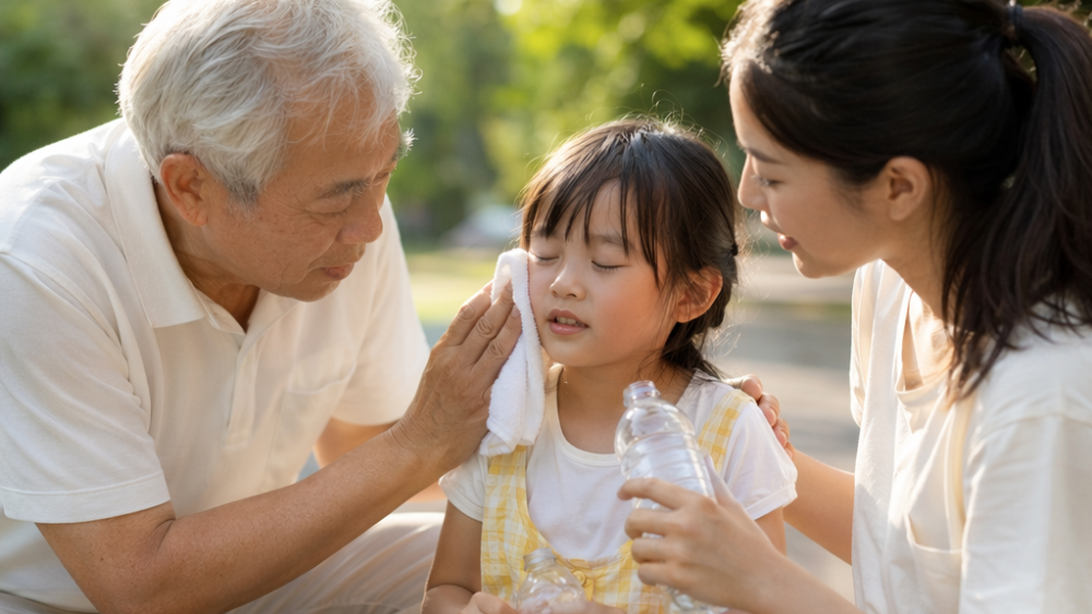 為什麼同樣的太陽，孩子和長輩感受不一樣？認識夏季熱傷害風險