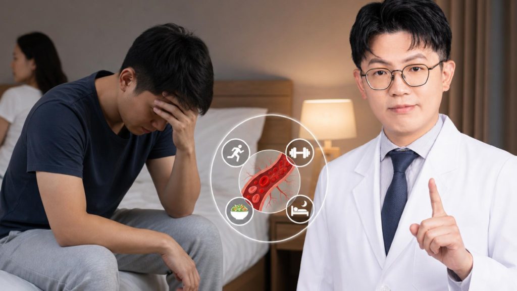 男性保養新趨勢！醫師解析「勃起功能障礙」的成因及改善方式