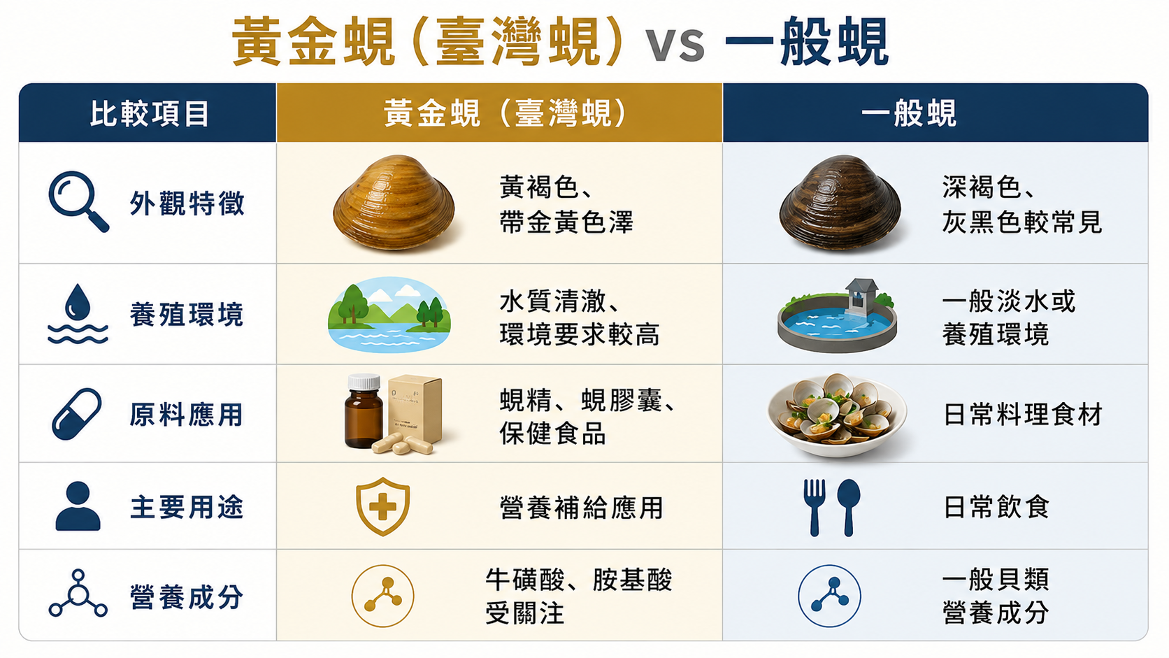 黃金蜆是什麼？一次看懂蜆精、蜆錠、蜆膠囊差異：找到適合自己的補給方式 