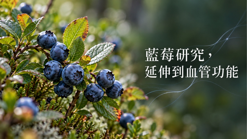 藍莓研究不只聚焦眼睛？研究關注血管、代謝健康的關聯