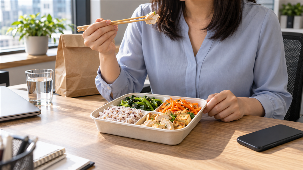 用手機點午餐怎麼挑？營養師：上班族外食這樣吃更均衡