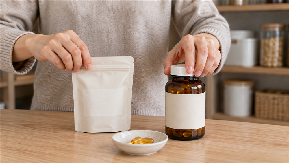保健食品袋裝還是瓶裝好？開封後保存更重要  