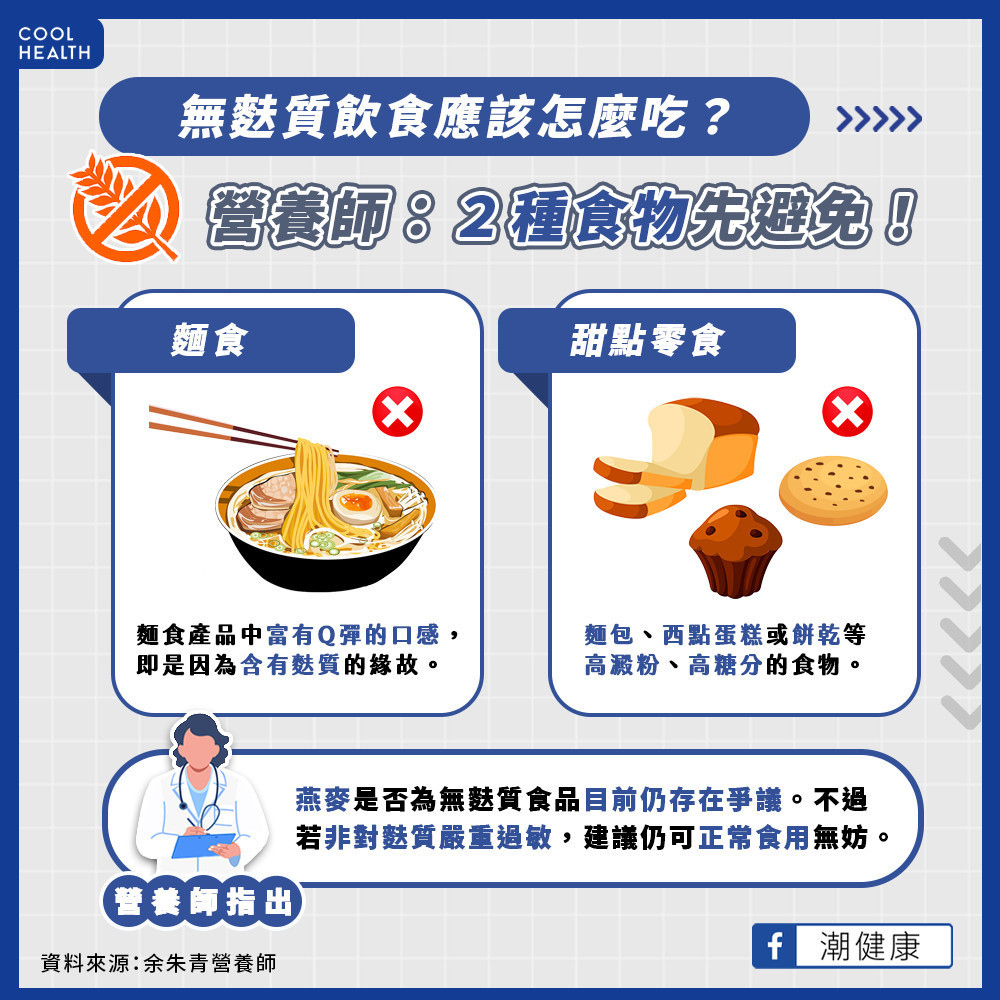 無麩質飲食該怎麼吃最好？ 營養師解答：必須先遠離「2種食物」